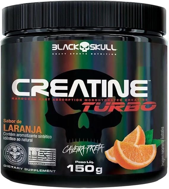 Creatine-Turbo-BlackSkull-Creatina-Monohidratada-em-po-com-carboidrato-para-melhor-absorcao-e-performance-300g-Pote-Laranja.jpg Creatine Turbo BlackSkull - Creatina Monohidratada em pó, com carboidrato para melhor absorção e performance (150g Pote, Laranja) - Imagem 1