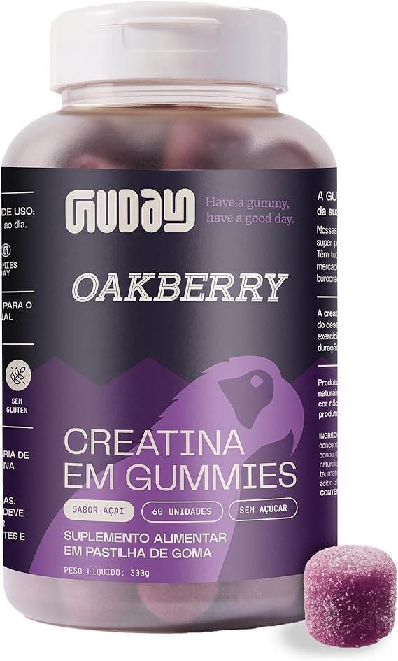 Guday-Creatina-Monoidratada-em-Gummies-60-Gomas-Sabor-Acai-Oakberry-–-Suplementacao-Pratica-e-Refrescante-para-Sua-Rotina-de-Treinos.jpg Guday Creatina Monoidratada em Gummies 60 Gomas Sabor Açai Oakberry – Suplementação Prática e Refrescante para Sua Rotina de Treinos - Imagem 1