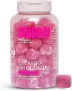 Guday Creatina Monoidratada em Gummies 60 Gomas Sabor Frutas Vermelhas – Suplementação Prática e Refrescante para Sua Rotina de Treinos