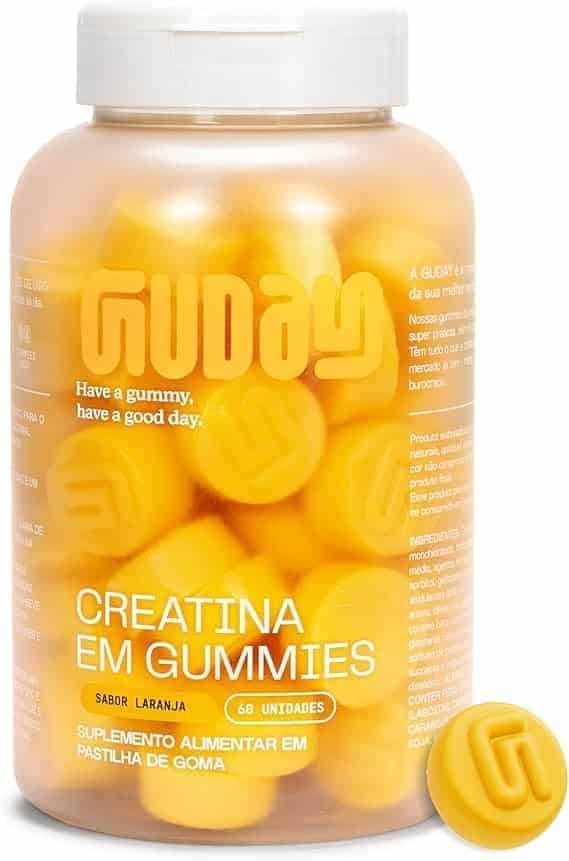 Guday-Creatina-Monoidratada-em-Gummies-60-Gomas-Sabor-Laranja-–-Suplementacao-Pratica-e-Refrescante-para-Sua-Rotina-de-Treinos.jpg Guday Creatina Monoidratada em Gummies 60 Gomas Sabor Laranja – Suplementação Prática e Refrescante para Sua Rotina de Treinos - Imagem 1