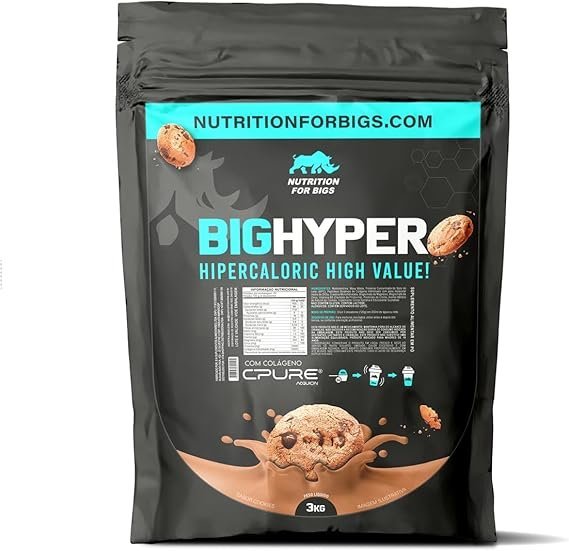 Hipercalorico-BigHyper-com-Creatina-3Kg-Nutrition-For-Bigs-Cookies.jpg Hipercalórico BigHyper com Creatina 3Kg Nutrition For Bigs (Cookies) - Imagem 1