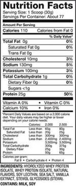 ISO 100 - 100% Hidrolyzed Stevia (2,3kg) - Sabor Natural Baunilha, Dymatize Nutrition - Imagem 4