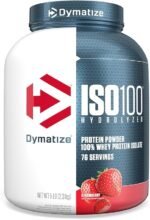 ISO 100 - 100% Hydrolyzed (2, 3kg) - Sabor Morango, Dymatize Nutrition, 2.3kg