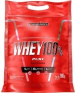 Integralmédica - Whey Protein Concentrado Baunilha 100% Pure - 20g de Proteína por Scoop, Suplementação Alimentar Pós-Treino, Fórmula Enriquecida com BCAAs - 900g