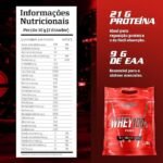 Integralmédica - Whey Protein Concentrado Chocolate 100% Pure - 21g de Proteína por Scoop, Suplementação Alimentar Pós-Treino, Fórmula Enriquecida com BCAAs - Pouch 900g - Imagem 2