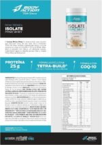 Isolate Prime Whey 900g Sabor Baunilha Bodyaction - Imagem 2