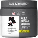 Max Titanium Bcaa 4: 1: 1 - 280G Drink Maracujá -
