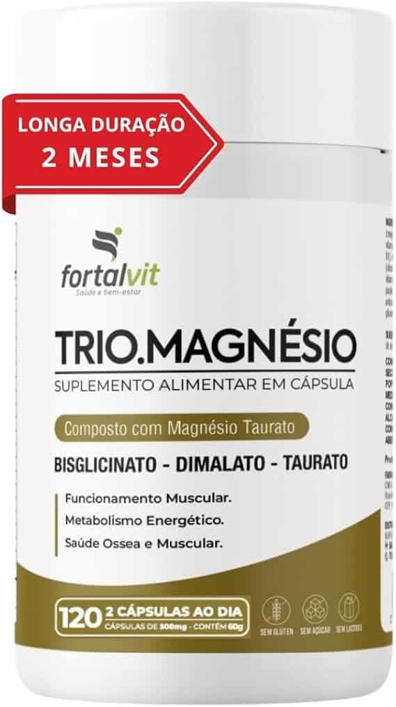 TRIO.MAGNESIO-Longa-Duracao-2-Meses-de-Uso-Bisglicinato-Dimalato-Taurato-260mg-Alta-Concentracao120-Capsulas-Fortalvit.jpg TRIO.MAGNÉSIO - Longa Duração 2 Meses de Uso, Bisglicinato - Dimalato - Taurato, 260mg Alta Concentração,120 Cápsulas, Fortalvit - Imagem 1