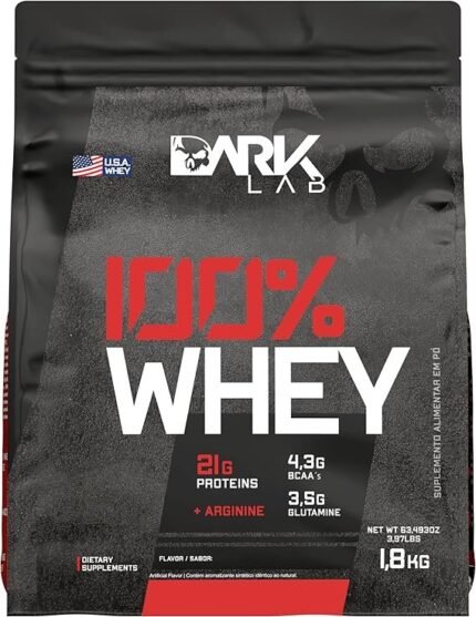 Whey 100% Concentrado Refil 1,8kg Chocolate Dark Lab