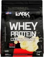 Whey Protein Concentrado Dark Lab, 1kg, Banana, Ganho de Massa Muscular