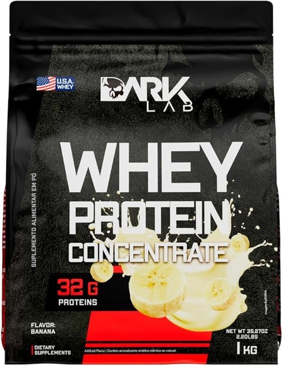 Whey-Protein-Concentrado-Dark-Lab-1kg-Banana-Ganho-de-Massa-Muscular.jpg Whey Protein Concentrado Dark Lab, 1kg, Banana, Ganho de Massa Muscular - Imagem 1