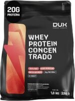 Whey Protein Concentrado Sem Sabor Refil 1.8kg – Contribui Para o Ganho Muscular Hipertrofia – Dux Human Health